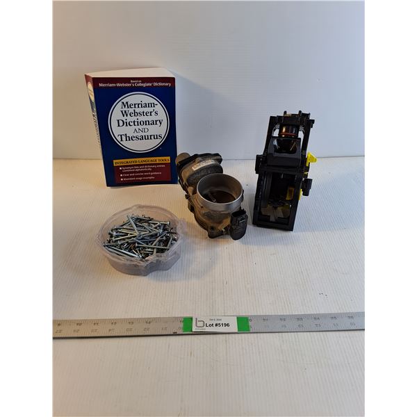 Philips Coffee Brewing Component, Throttle Body, Webster's Dictionary, Various Screws