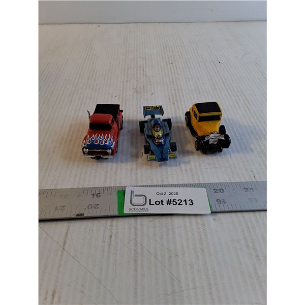 (3) Mini Toy Cars