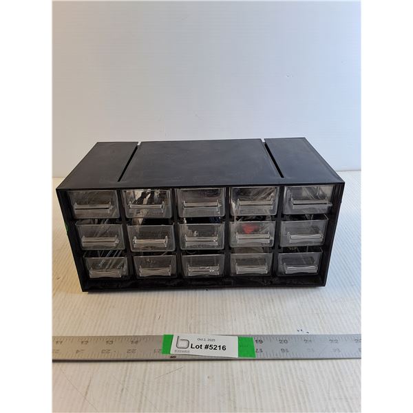 Hardware Storage Organizer With Misc Items Inside - PICK UP