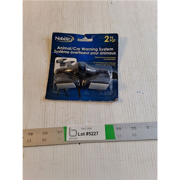 Animal Warning System For Vehicles