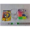 Image 1 : The Simpsons Balloon, Rubber Band Bracelets, (2) USB-C Cords
