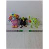 Image 1 : (3) Monsters Inc./Dreamworks Trolls Figurines Up to 6"
