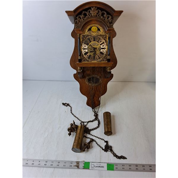 Warmink Grandmother Clock- As Is 19" Tall  -  PICK UP PREFERRED