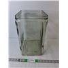 Image 1 : Vintage Glass Battery Jar 10" x 8.5" x 14.75"
