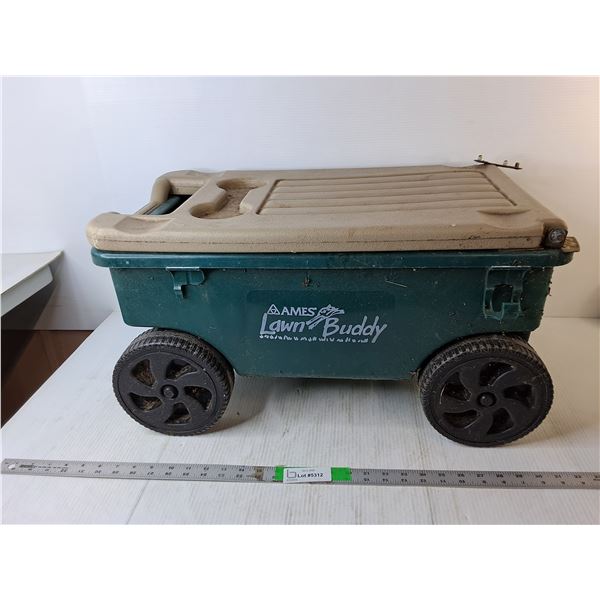 Lawn Buddy Rolling Wagon 24" x 14" x 13.5", Cannot Ship
