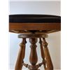 Image 3 : *Wooden & Cushioned Stool 19.5" Tall- As Is