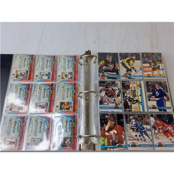 Approx. (44) Pages of Topps Stadium Club Hockey Cards with Rookies, Cannot Authenticate