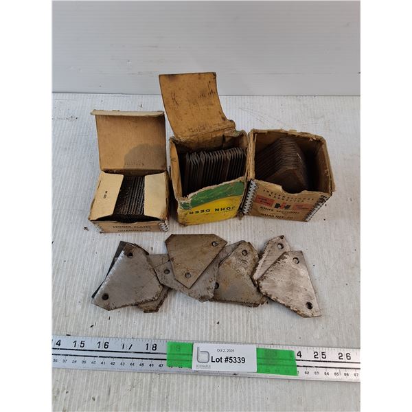 Vintage Knife Sections, Ledger Plates