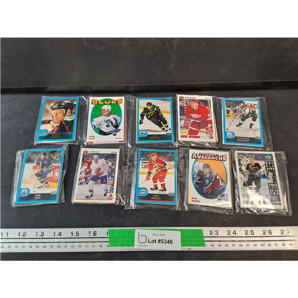 Various Sports Cards - Upper Deck, O Pee Chee - Authenticity Not Guaranteed