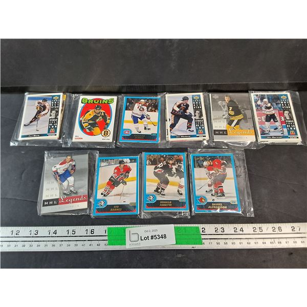 Various Sports Trading Cards - O Pee Chee, Upper Deck - Authenticity Not Guaranteed