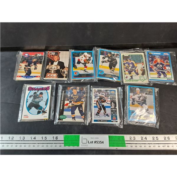 Various Trading Hockey Cards - Score 91, NHL Pro Set, O Pee Chee - Authenticity Not Guaranteed