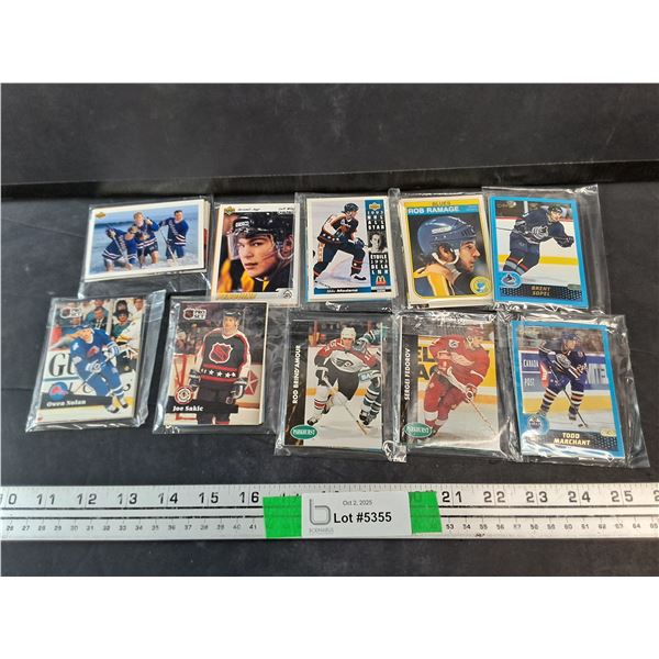 Various Trading Hockey Cards - O Pee Chee, Upper Deck, NHL Pro Set - Authenticity Not Guaranteed