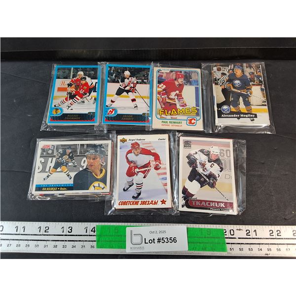 Various Trading Hockey Cards - Upper Deck, Score 91 and NHL Pro Set - Authenticity Not Guaranteed