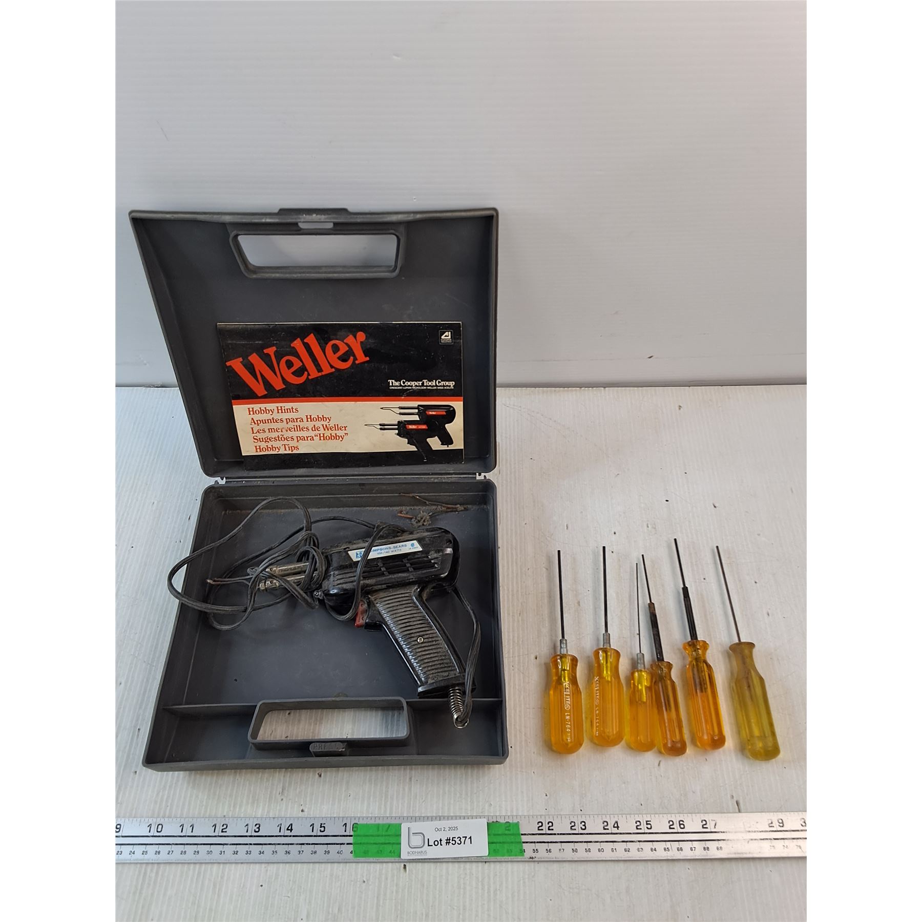 Simpsons Sears Soldering Gun, Allen Screwdrivers - Bodnarus Auctioneering