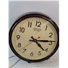 Image 2 : Vintage Smith Sectric Electric Wall Clock - Powers On, As Is 13"