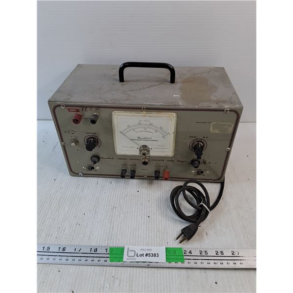 Vintage Heathkit Regulated Power Supply - As Is
