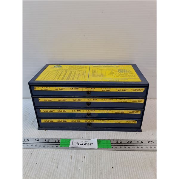 Vintage IRC Resistor Assortment - 47 Ohm - 4.7 Meg