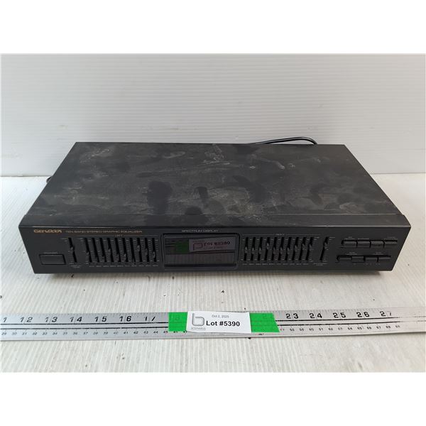 Vintage Genexxa Ten Band Stereo Graphic Equalizer - As Is