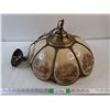 Image 1 : 18" Decorative Glass Ceiling Light Fixture  - As Is  -  PICK UP