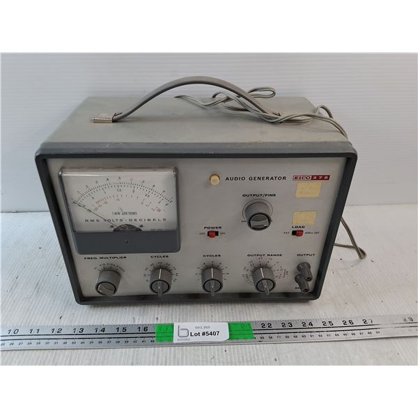 Vintage Eico Audio Generator - As Is