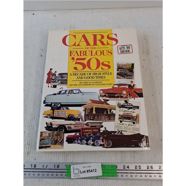 Cars of the Fabulous 50s Book by James M Flammang