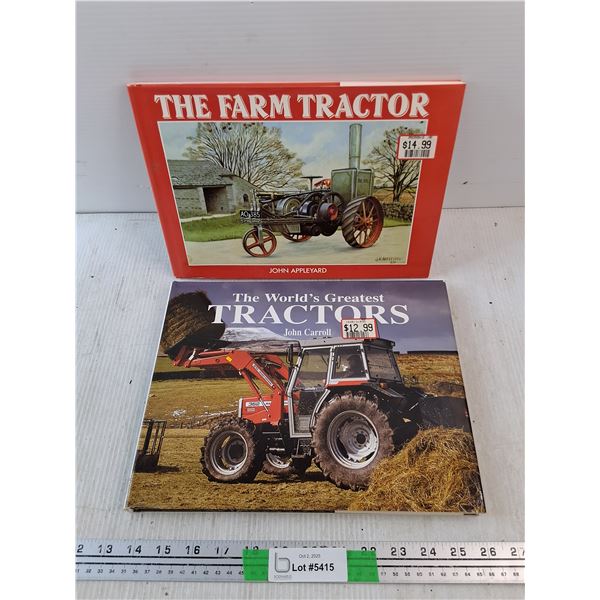 (2) Farm Tractors Books