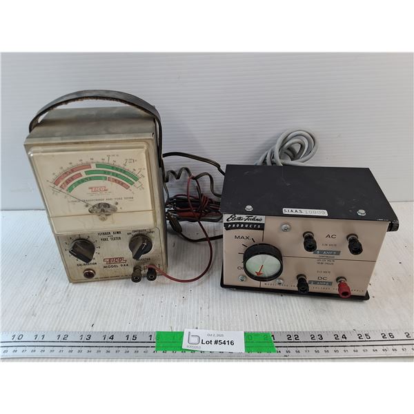Eico Flyback Transformer & Yoke Tester, Electro Techno Power Supply