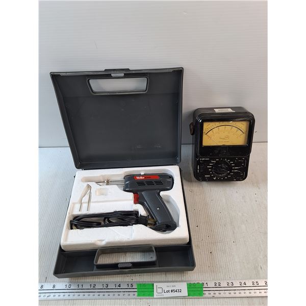 Weller 8200 Soldering Gun, Simpson Canada Multimeter - As Is