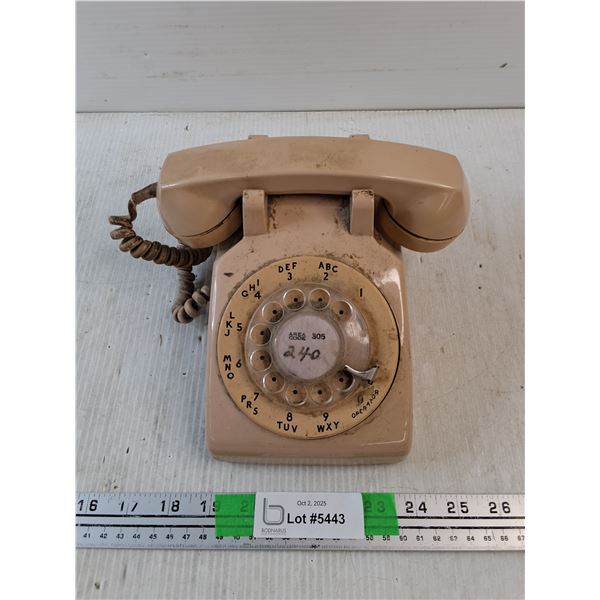Vintage Rotary Phone - As Is