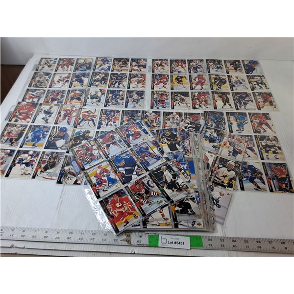 Complete Set of Upper Deck Hockey Cards with All Rookies, Cannot Authenticate
