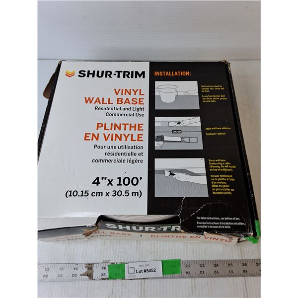 Shur-Trim Vinyl Wall Base