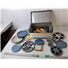 Image 1 : Vintage Film Reels-Appear Used & Metal Storage Case