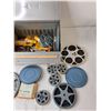 Image 2 : Vintage Film Reels-Appear Used & Metal Storage Case