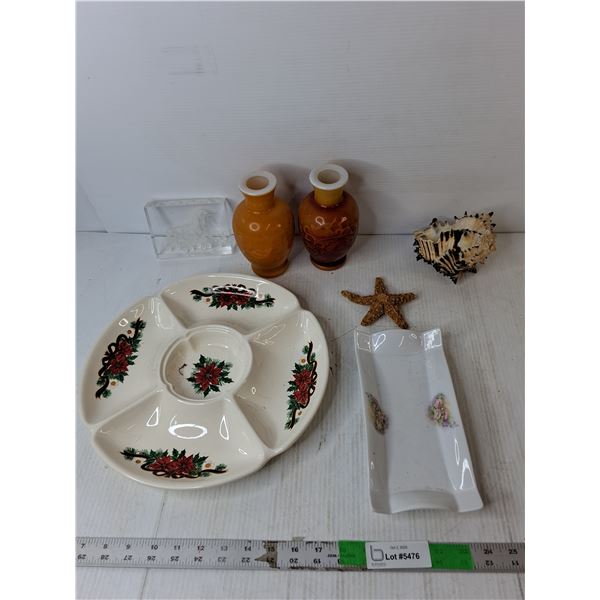 Seashell, Starfish, Serving Tray 12.5", Misc.