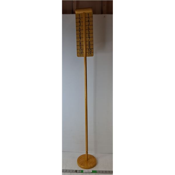 *Wooden Scorekeeper 46.5", Cannot Ship