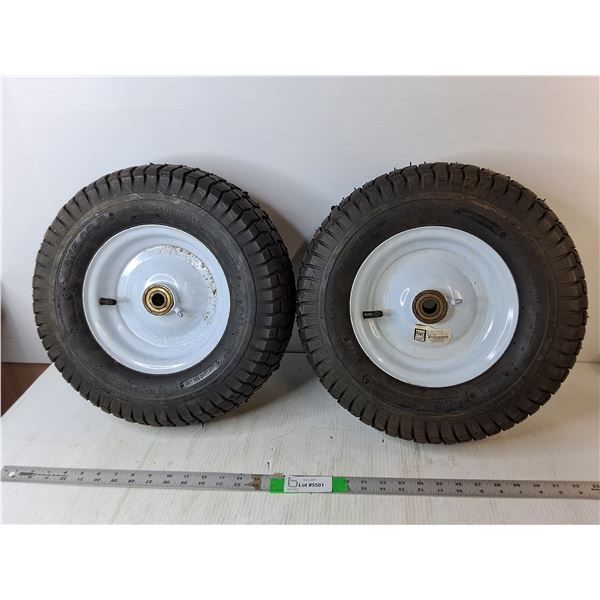 (2) Power Fist Trailer Tires 16x5.00-8