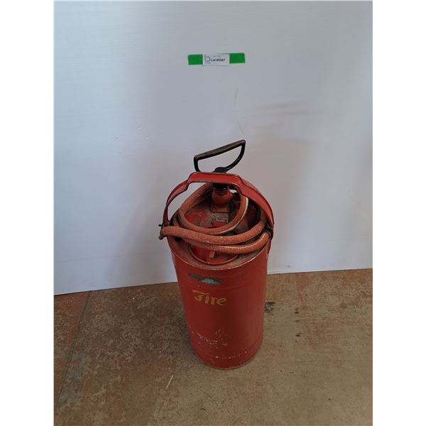 *Vintage Fire Pump Action Fire Extinguisher - As Is, Cannot Ship