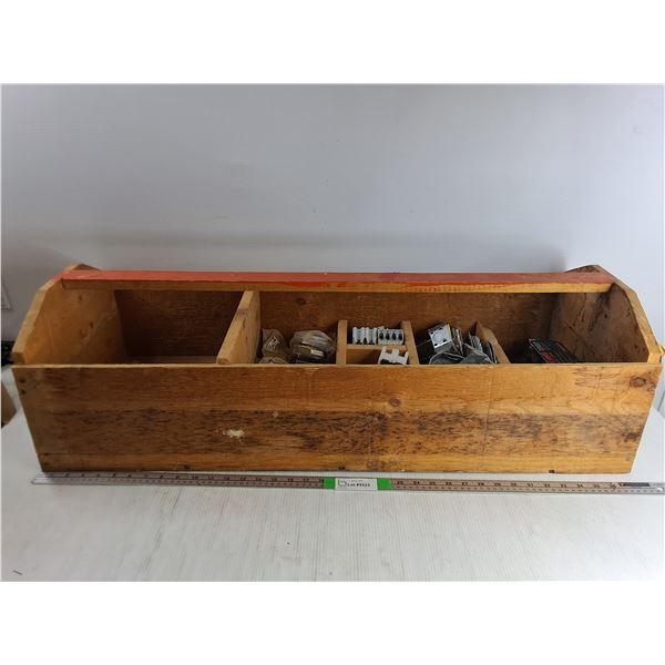 Large 14"x38" Long Wood Crate With Electrical Miscellaneous - PICK UP ONLY