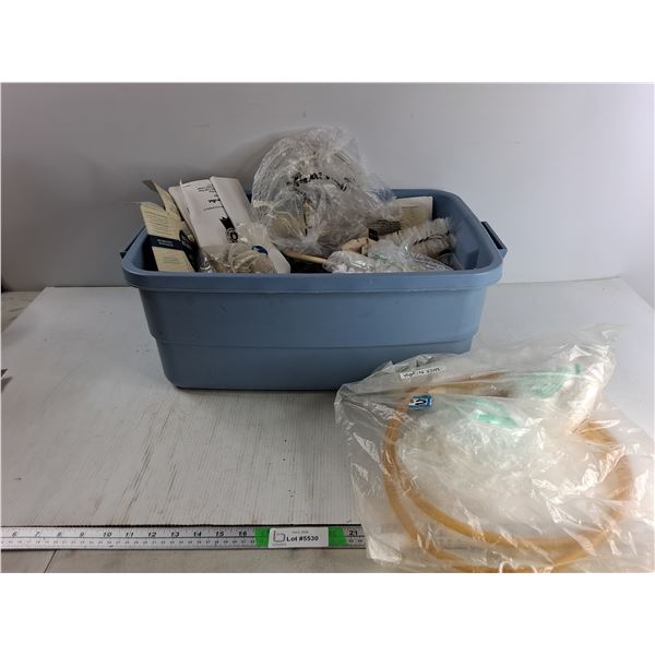 10"x20" RubberMaid Full Of Miscellaneous - PICK UP