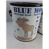 Image 2 : (3) Cans Blue Moose Cedar Beige  Wood Stain, Cannot Ship