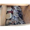 Image 3 : Large 38"x14" Wooden Crate Full Of Miscellaneous Electrical Tools/Parts - PICK UP ONLY