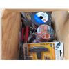 Image 4 : Large 38"x14" Wooden Crate Full Of Miscellaneous Electrical Tools/Parts - PICK UP ONLY