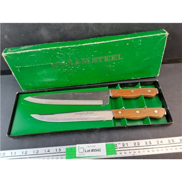 Maxam Steel Knives Set