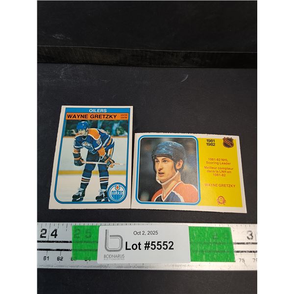 O Pee Chee Wayne Gretzky Oilers Hockey Cards - Authenticity Not Guaranteed