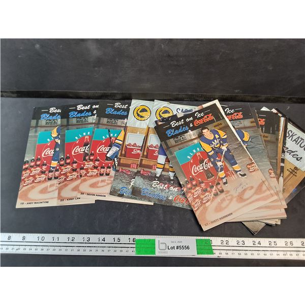 Saskatoon Blades Autographed Photo Cards - Authenticity Not Guaranteed