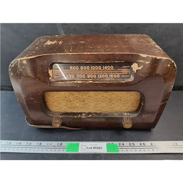 Vintage Philco Radio - As Is