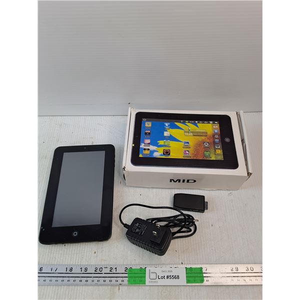 MID 7" Tablet and Accessories  - As Is