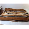Image 2 : Large Navajo Style Throw Blanket Approx. 68" x 92"