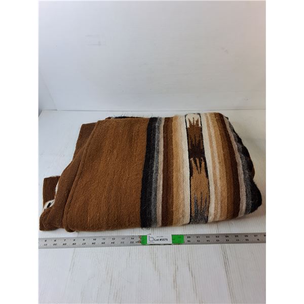 Large Navajo Style Throw Blanket 68" x 92"