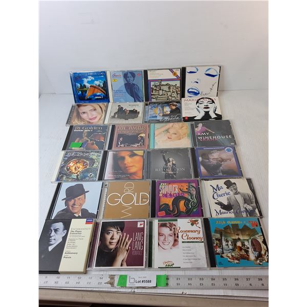 (24) CDs- Madonna, Amy Winehouse, The Cranberries, Misc.